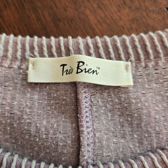 Tres Bien Womens Medium Lilac Tank Top - Picture 3 of 3